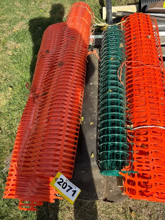 L/O ASSORTED SNOW FENCE & BUILDING PAPER