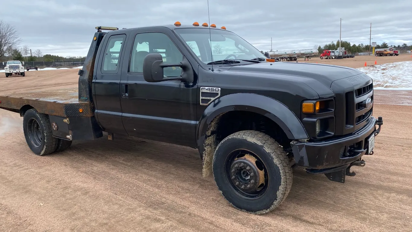 2008 Ford F-450 Super Duty XL Flatbed Truck (Has WI Title) (OF)