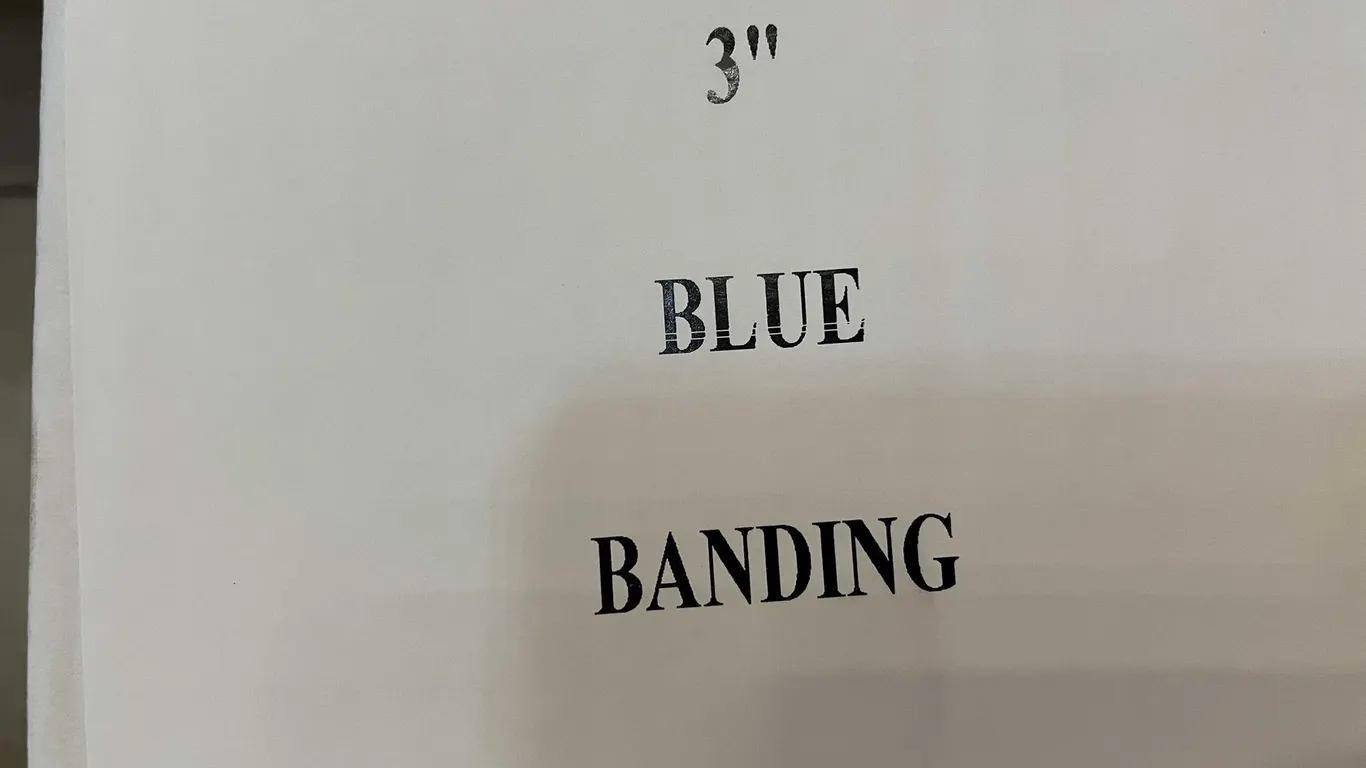 3" Blue Shrink Wrap (PR1)