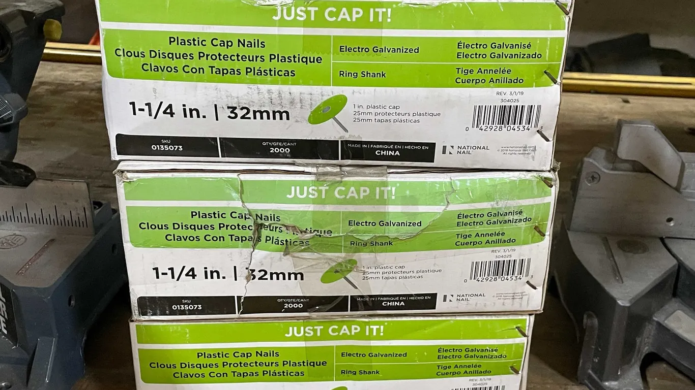 Stinger 1-1/4" Plastic Cap Nails (PR12)