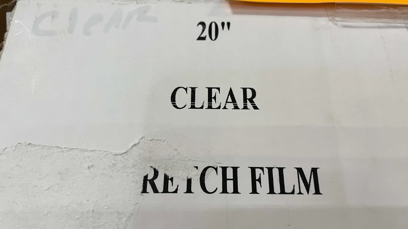 20" Clear Shrink Wrap (PR1)