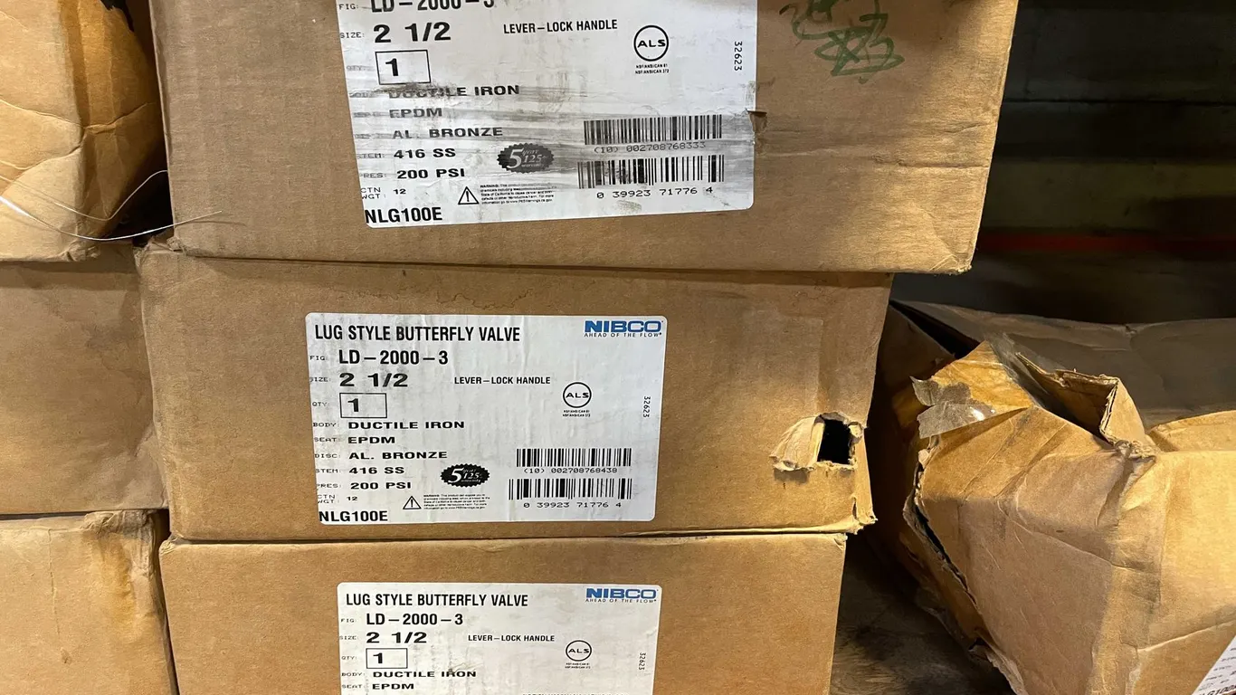 Nibco 2 1/2" Butterfly Valves (PR2)