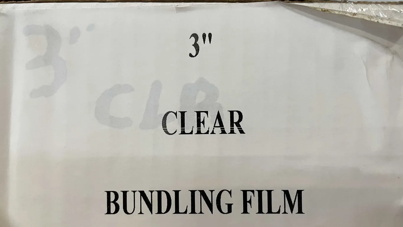 3" Clear Shrink Wrap (PR1)