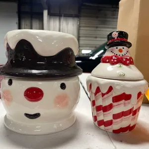 Snowman Cookie Jars (T2)