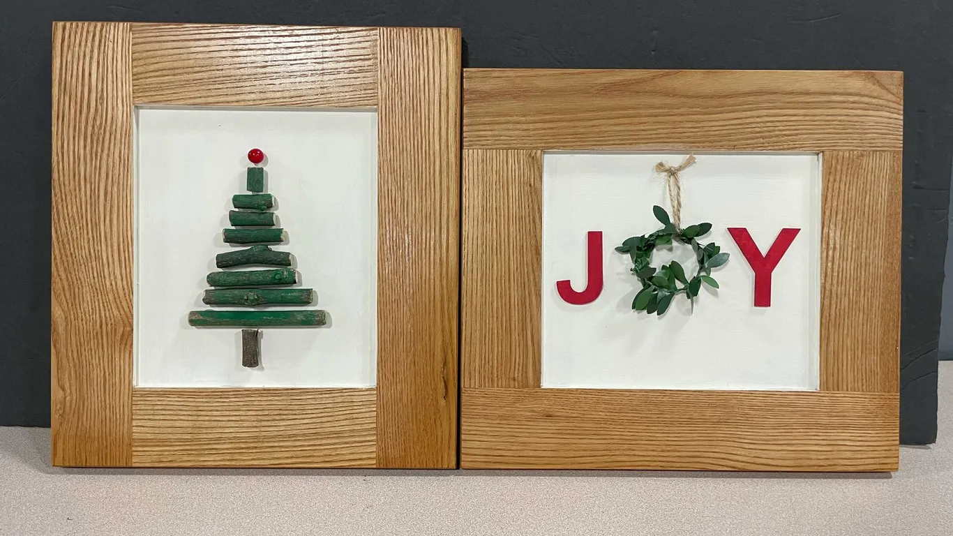 Handmade Wooden Holiday Wall Art (T3)