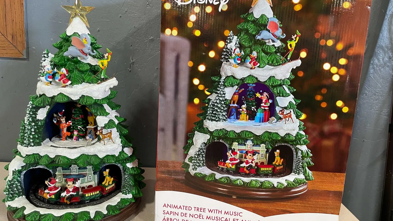 Disney Animated Christmas Tree Figurine (T3)