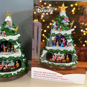Disney Animated Christmas Tree Figurine (T3)