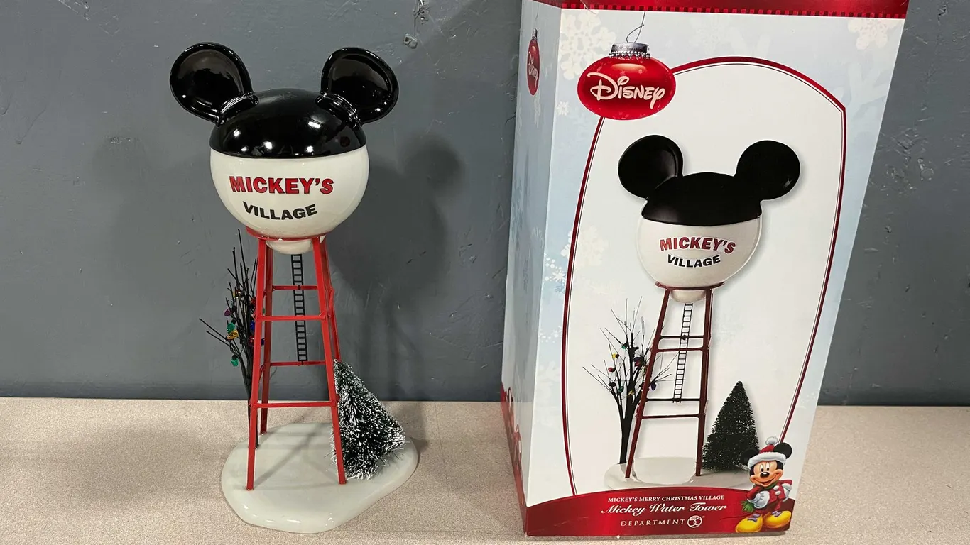 Department 56 Disney Mickey's Water Tower Figurine (T3)