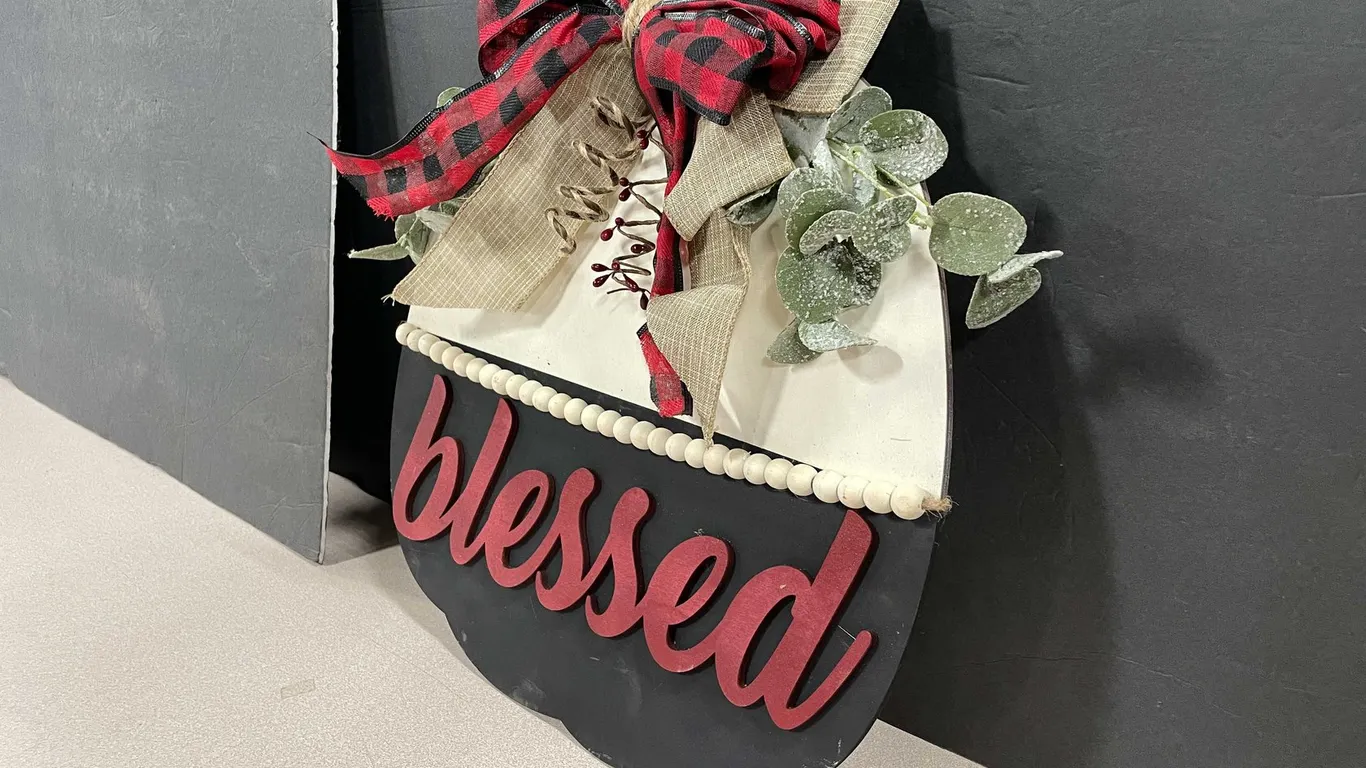 Blessed Door Hanger (T3)