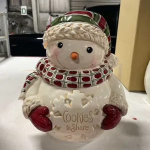 Snowman Cookie Jar (T2)
