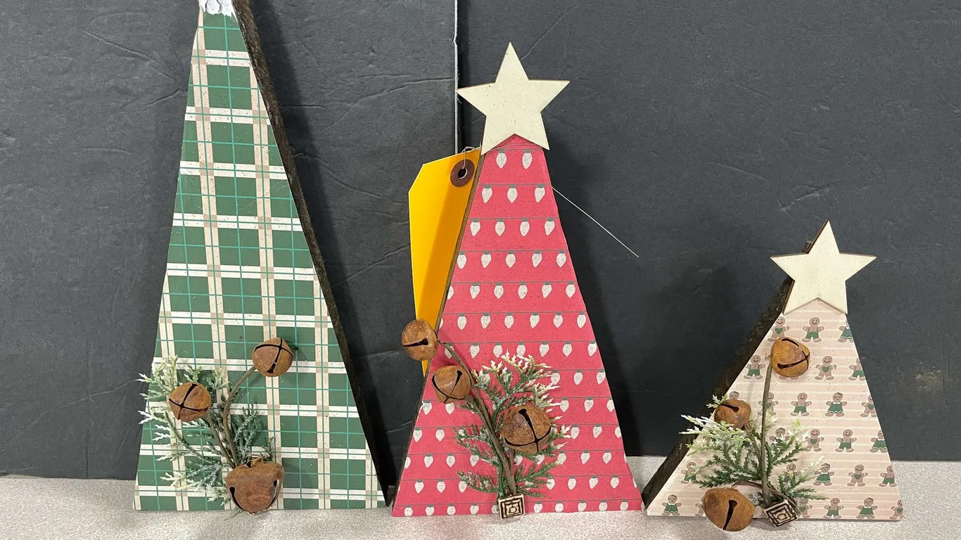 Handmade Tabletop Christmas Trees (T3)