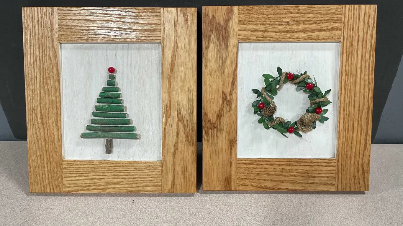 Handmade Wooden Holiday Wall Art (T3)