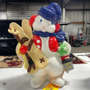 Vintage Ceramic Snowman (T2)