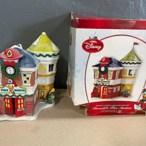 Department 56 Disney Donald's Fire House Figurine (T3)