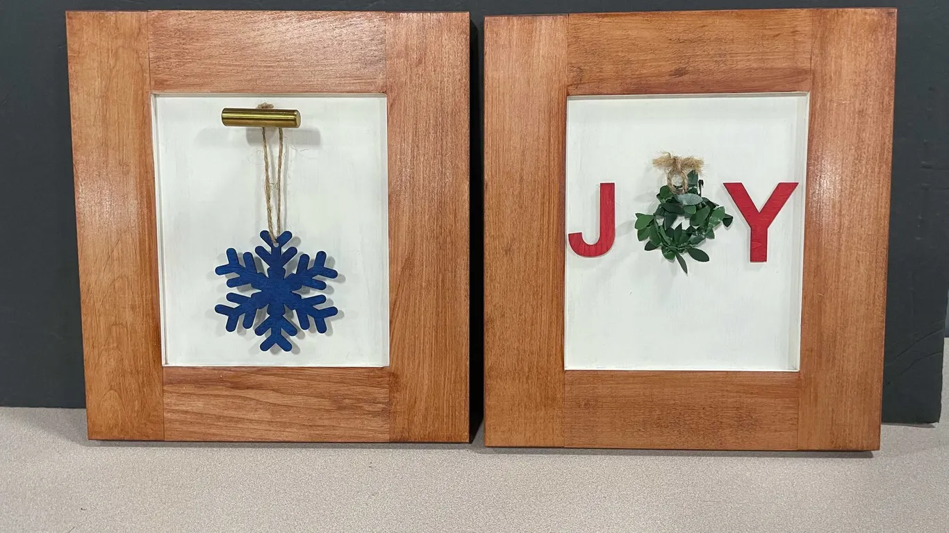 Handmade Wooden Holiday Wall Art (T5)