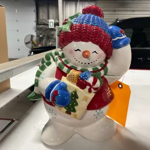 Snowman Cookie Jar (T2)