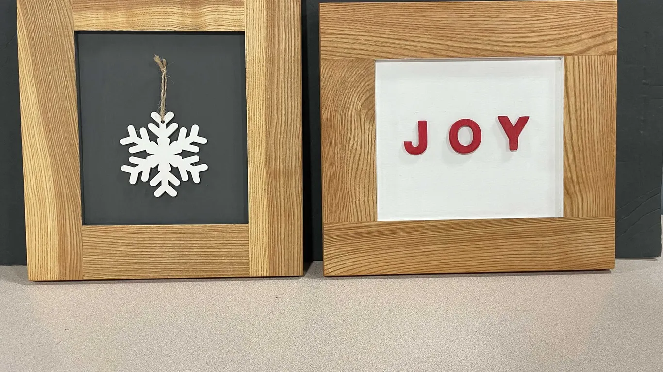 Handmade Wooden Holiday Wall Art (T5)