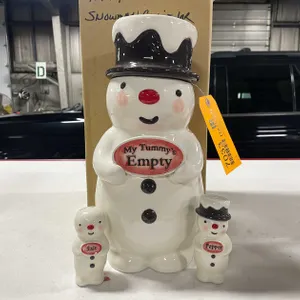 Snowman Cookie Jar Set (T2)