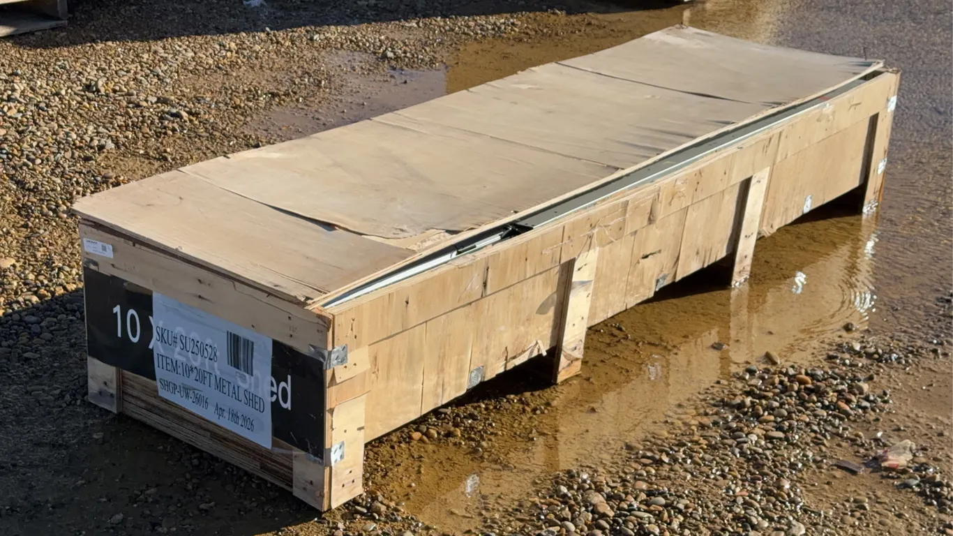 10x20 FT. Metal Shed