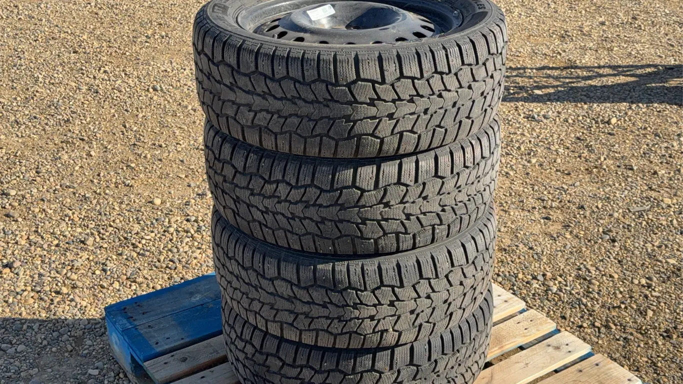 Avalanche 235/50R18 Tires W/ steel rims