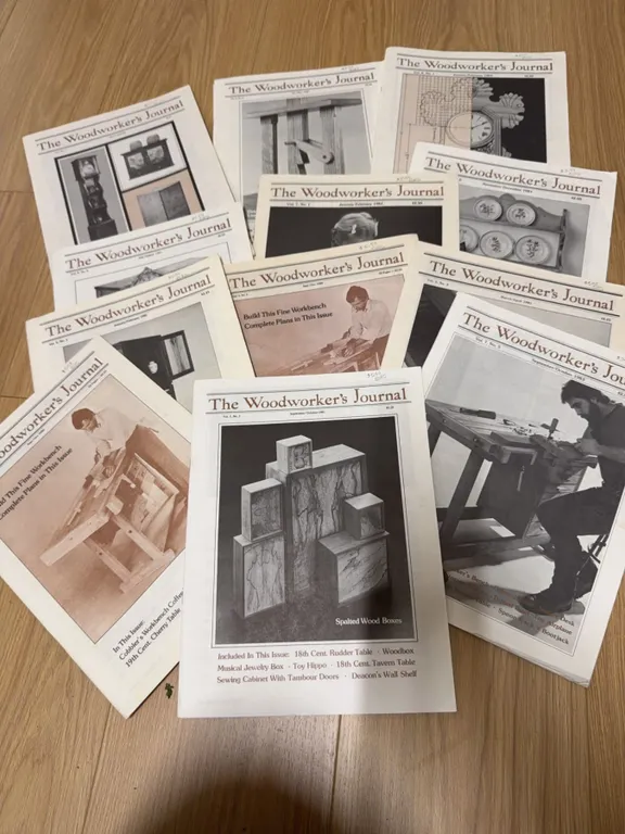 11 The Woodworker's Journal Magazines Various Issues