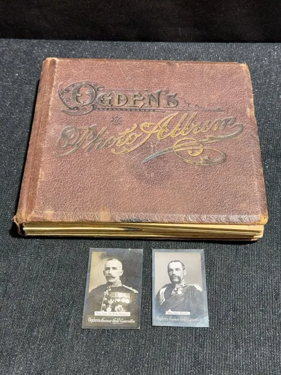 Ogden's Guinea Gold Cigarettes Photo Album with Cigarette Cards