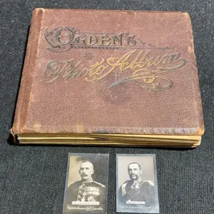 Ogden's Guinea Gold Cigarettes Photo Album with Cigarette Cards