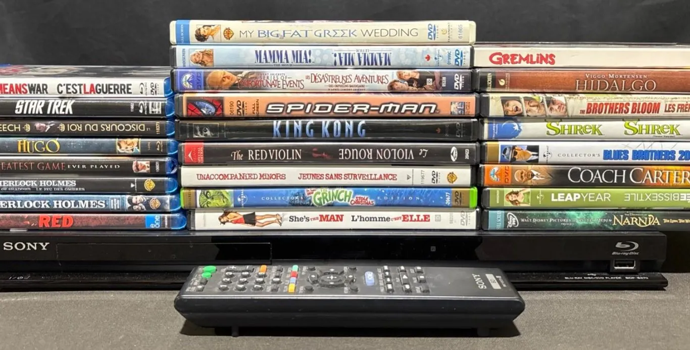 Sony BDP-S370 Blu-ray Disc DVD Player With Remote