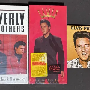 Everly Brothers Heartaches & Harmonies 4-CD Set, Elvis 60s Masters, 6 Elvis Mini Records