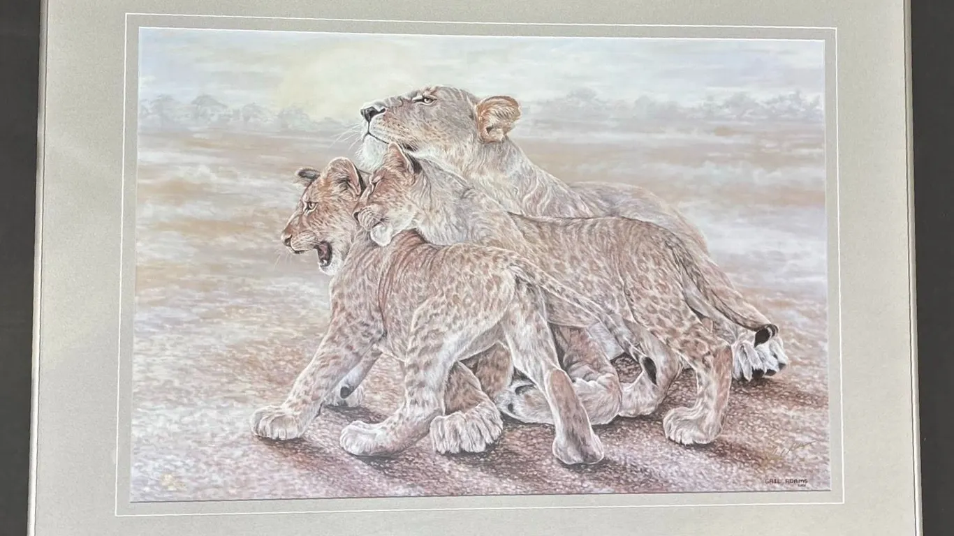 Gail Adams Signed Limited Edition "Circle of Love" Print With COA