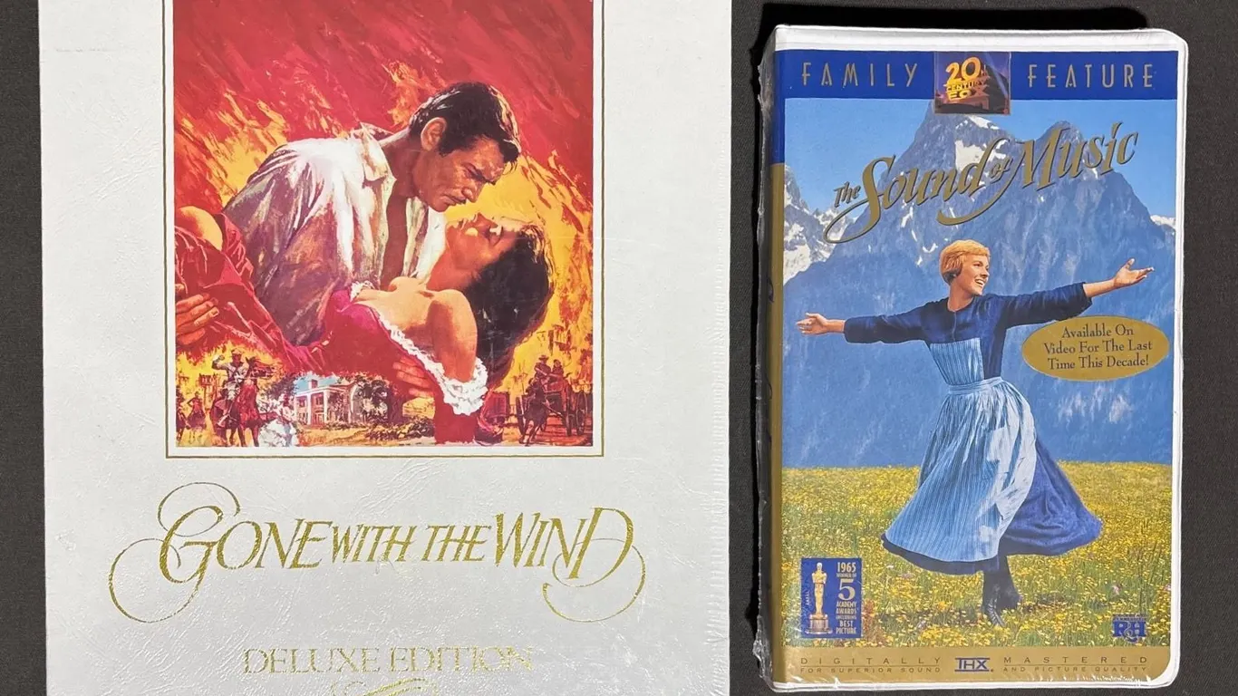 Gone With the Wind Deluxe Edition & The Sound of Music Family Feature VHS