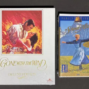 Gone With the Wind Deluxe Edition VHS & The Sound of Music Family Feature VHS, Both Sealed