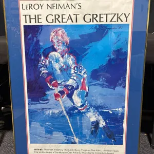 LeRoy Neiman's The Great Gretzky Print Signed by Wayne Gretzky