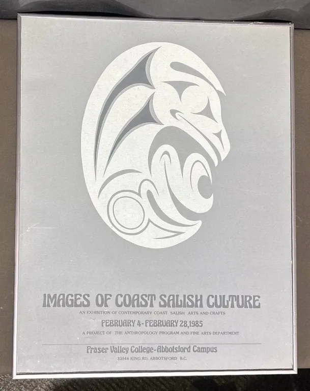 Images of Coast Salish Culture Poster, 1985, Fraser Valley College Exhibition