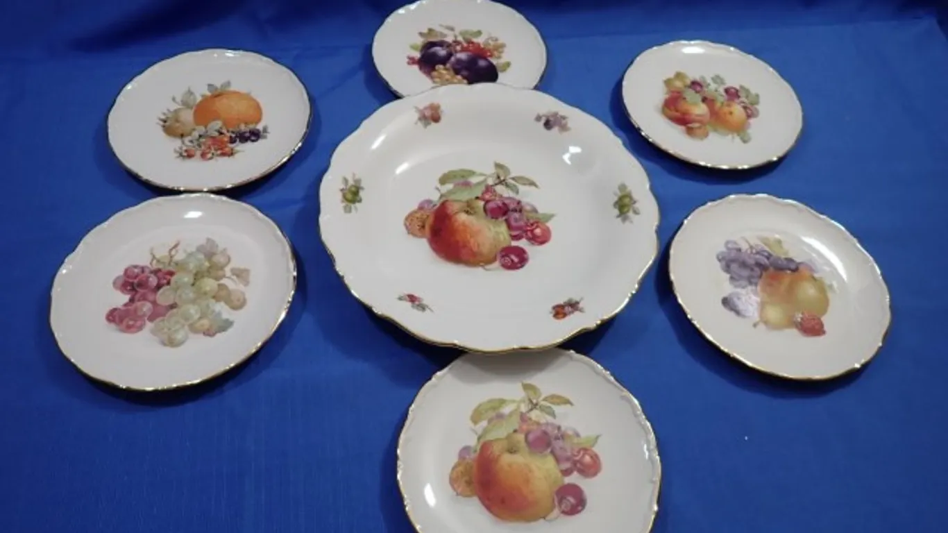 Schumann Fruit Pattern Porcelain