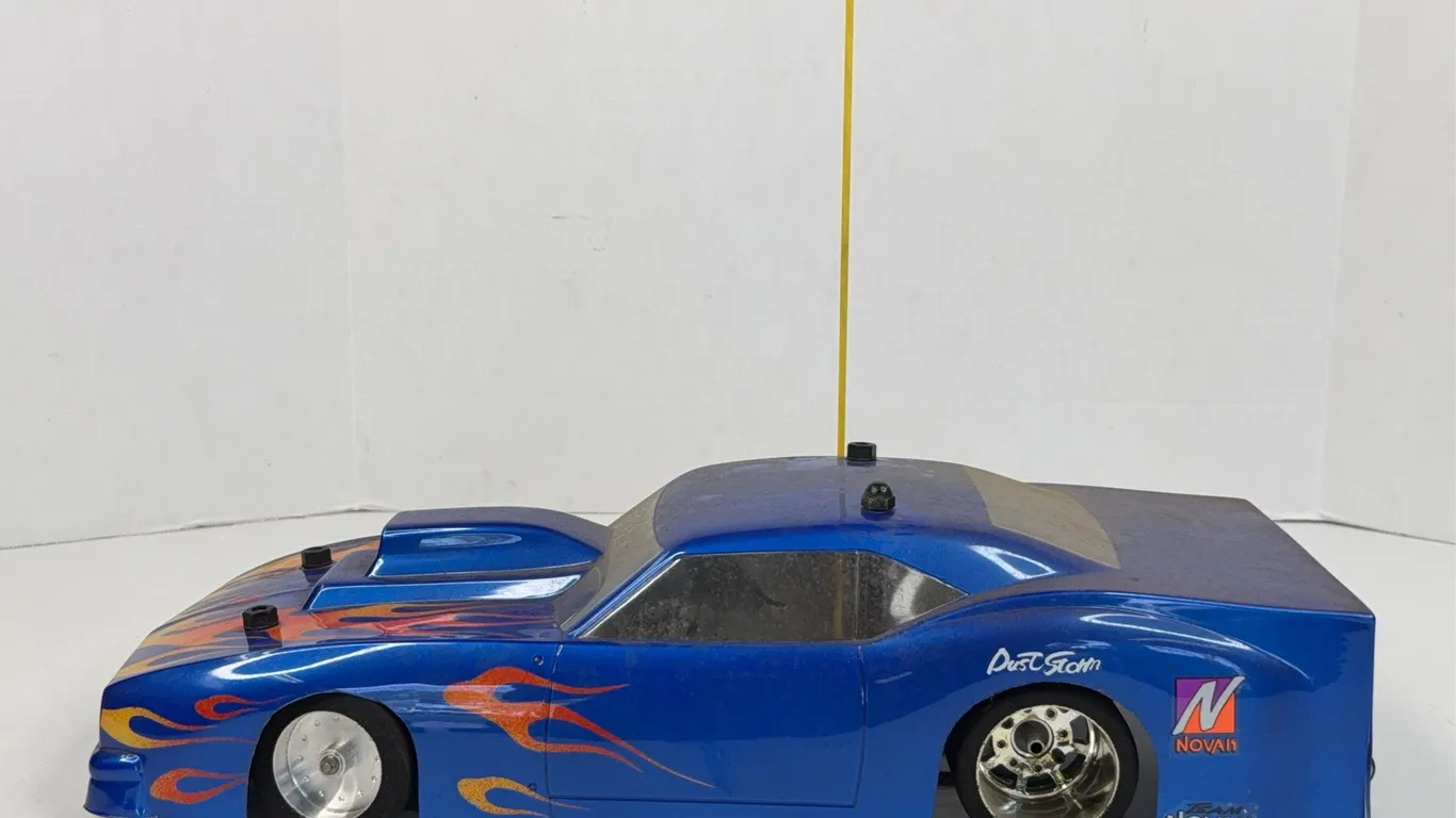 Custom RC Drag Car Camaro Style Pro Mod Dust Storm Novak