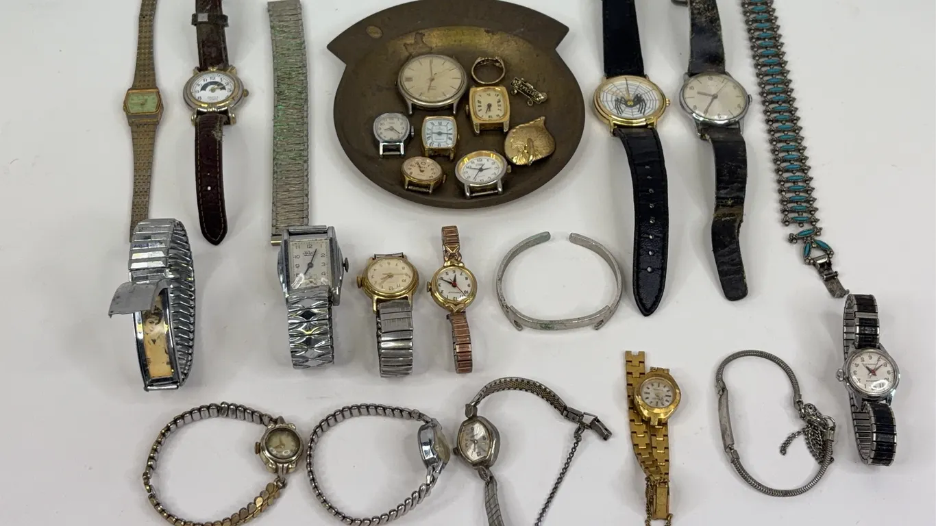 Timex Caravelle Gitano Wristwatches and Watch Bands Mixed Lot