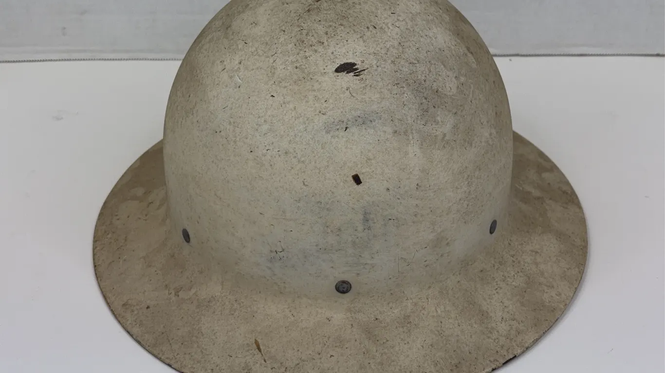 WWII US Civil Defense Steel Helmet With Liner