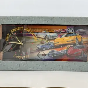 Jebco Clocks General Motors Corvette Past Present and Future Wall Clock