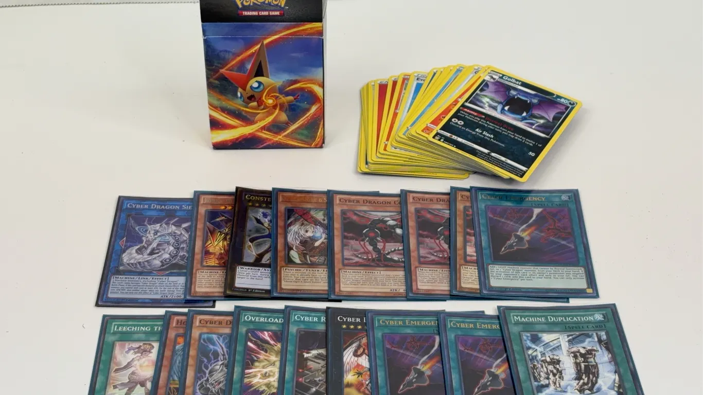 Yu-Gi-Oh! Cyber Dragon Deck Cards and Pokemon TCG Card Lot