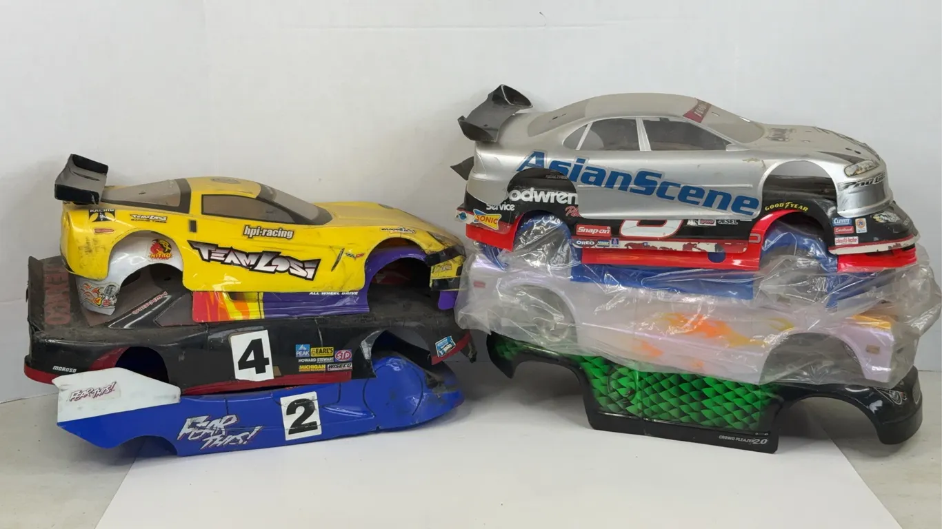 Assorted 1/10 Scale RC Car Bodies Traxxas Losi HPI