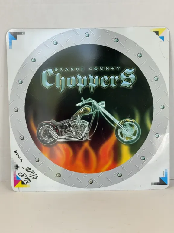 Orange County Choppers OCC Metal Sign Production Proof American Custom Steel