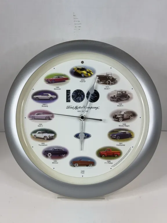 Ford Motor Company 100 Years Anniversary Engine Sound Wall Clock