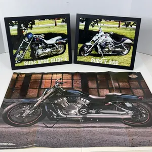 Harley-Davidson 2009 V-Rod Muscle Poster and Framed Motorcycle Photos