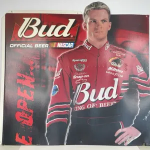 Dale Earnhardt Jr Budweiser NASCAR Cardboard Standee Standup Display