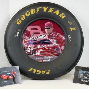 Dale Earnhardt Jr Goodyear Racing Tire Wall Hanging Plaque