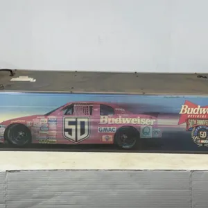 1998 Budweiser NASCAR 50th Anniversary Hanging Lighted Pool Table Sign