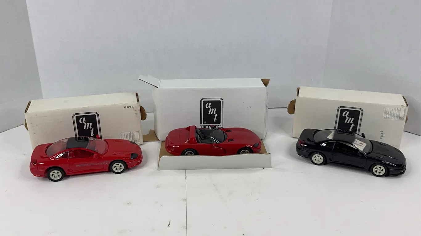 AMT Ertl Dodge Promotional Model Cars Trio Viper RT/10 Stealth
