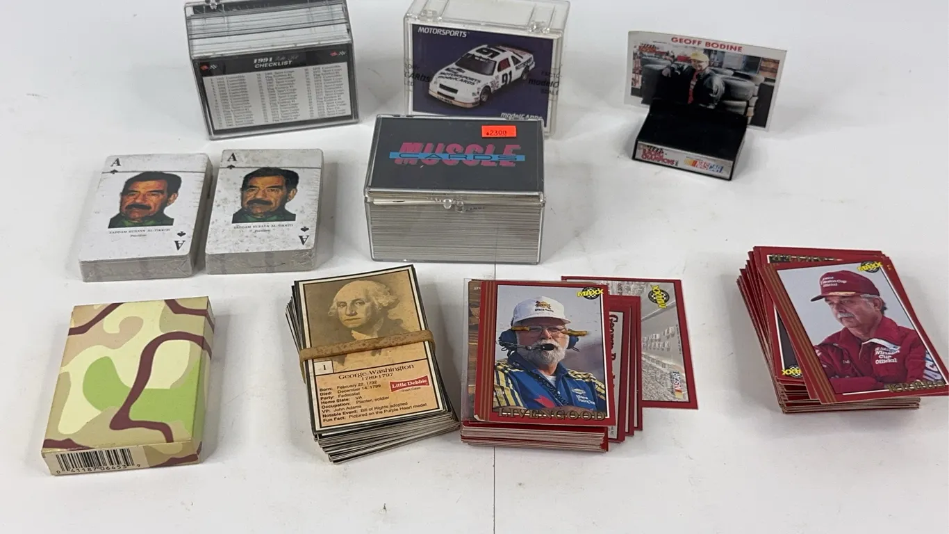 Racing and Non-Sports Trading Cards with Operation Iraqi Freedom Decks
