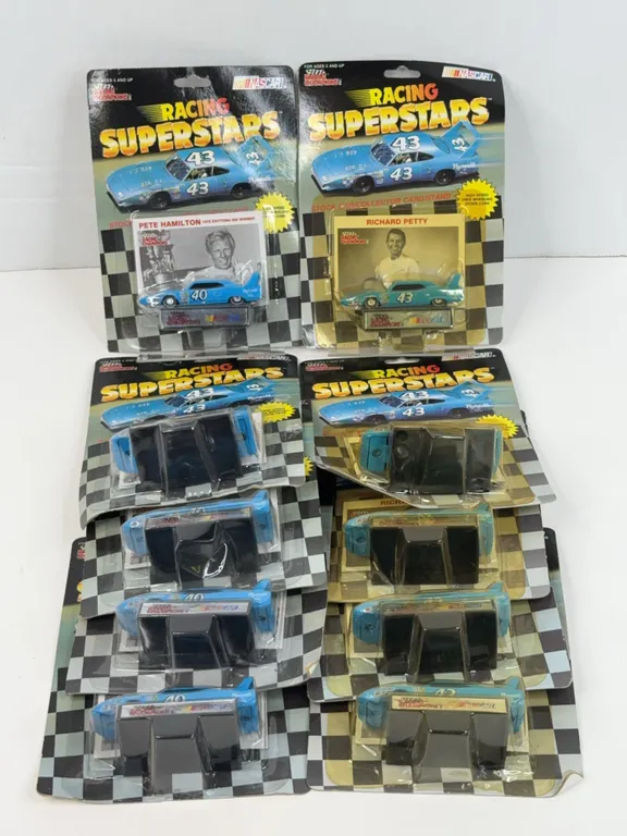 Racing Champions NASCAR Racing Superstars Richard Petty Pete Hamilton